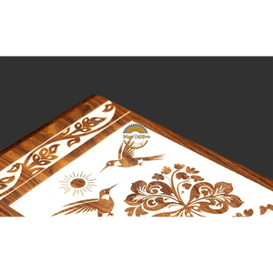 AYAANS Rosewood wooden Hand Carved Wooden Hot Selling cremation Urn Box for Adult Ashes Wholesale Cremation Urns (6X6X11)IN - Product Image 3