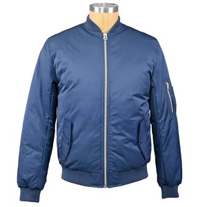 Blouson Aviateur Homme Hiver Haute Qualité Tissé Imperméable Coupe-Vent Respirant Personnalisable OEM Logo Avant Printemps Vente en Gros - Product Image 2