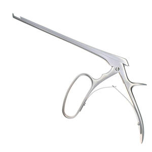 Rongeur micro-cervical manuel en acier Ferris Smith de haute qualité, 40 degrés, 5 mm, pour la colonne vertébrale, acceptant les commandes OEM, vente en gros, certifié CE, par Grip Surgical - Product Image 1