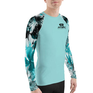 Lightweight Breathable <b>Men</b> Printing Rash Guards Standard Fit <b>Compression</b> <b>Shirt</b> With Free Design Options - Product Image 4
