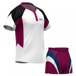 Uniforme de Rugby Ligero de Alta Calidad para Hombre, Pantalones Cortos a Juego, Tela Transpirable, Ajuste Cómodo, Diseño Personalizado, Perfecto para Entrenamiento - Product Image 1