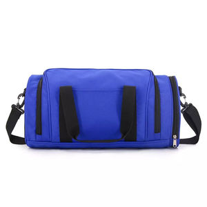 Customized Large Duffel Gym Bag with Zipper Closure Casual Outdoor Sports Travel Bag with Shoe Compartment and Logo Printing - Product Image 4