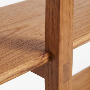 Escritorio Rectangular Minimalista de Teca, Diseño Moderno y Ajustable, Duradero, para Oficina en Casa, Cocina y Sala de Estar - Product Image 4