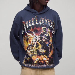 DTF Custom <b>Men's</b> Hoodie Personalized Graphic Pullover Sweatshirt OEM Printed Hooded Streetwear Casual <b>Top</b> for <b>Men</b> <b>Long</b> <b>Sleeve</b> - Product Image 1