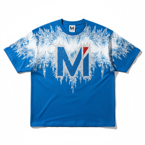 T-shirt Homme Oversize en Coton Lourd de Haute Qualité avec Strass, Imprimé Personnalisé, Style Streetwear Hip Hop Y2K, Motif Graphique - Product Image 1