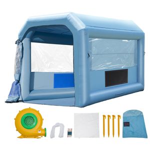 Cabina di Verniciatura Auto Portatile 13,1 X 9,8 X 9 ft Gonfiabile con Potente Soffiatore da 750W, Sistema di Illuminazione LED e Filtro Aria - Modello 2022 - Product Image 5