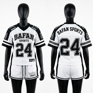 Women Basketball Jersey and Shorts <b>Set</b> Premium Breathable Polyester <b>Mesh</b> Fabric 180 GSM Black Purple Panel Design Women's <b>Sets</b> - Product Image 3