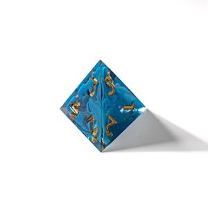 Ensemble de dés en résine polyédriques en emballage commercial avec étiquette volante pour jeux de rôle professionnels sur table, accessoire de jeu en gros - Product Image 5