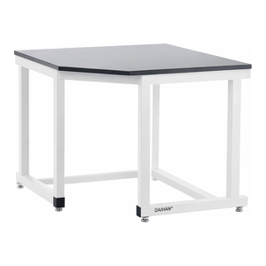 Mesa de Esquina para Laboratorio con Estructura de Acero y Superficie de Trabajo Fenólica para Espacios de Trabajo de Laboratorio, Consultorio Dental y Escuela - Product Image 1