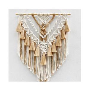 Tapiz Bohemio Hecho a Mano para Colgar en la Pared, Arte Decorativo para el Hogar, para Dormitorio, Sala de Estar, Oficina, Artículo de Regalo Único - Product Image 6