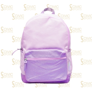 Custom Lightweight Glitter Cheerleading <b>Backpack</b> Customizaton Rhinestones <b>Backpack</b> With Padded Back and Adjustable Straps - Product Image 1