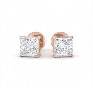 Premium Quality Iced Out Moissanite <b>Stud</b> Earrings For Women Designed For Engagement Parties Wedding Available For Sale - Product Image 3