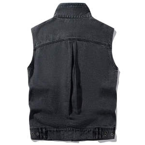 Gilet en jean pour homme, prix raisonnable, vêtement décontracté, haute qualité, séchage rapide, look décontracté, streetwear. - Product Image 5