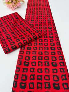 Tissu en coton imprimé wax africain multicolore en gros pour vêtements de mode et couture Mozambique - Product Image 3