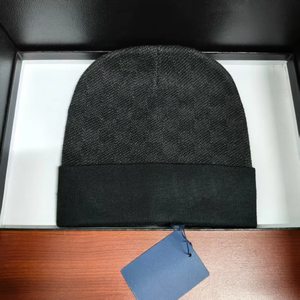2026 Fashion Warm Damier Outdoor Skull <b>Cap</b> <b>for</b> <b>Men</b> Women Heritage Designer <b>Winter</b> Unisex Black Knitted Beanie - Product Image 6