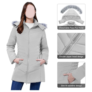 เสื้อโค้ทยาวมีฮู้ดสำหรับผู้ชาย แบรนด์ Solid International Wonderful Winter Wear เนื้อผ้านุ่มพิเศษ กันลม อุ่นเป็นพิเศษ บุด้วยผ้าฝ้าย - Product Image 6