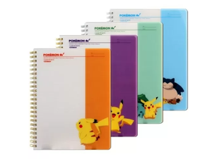 Pillbox Pokemoned - Cuaderno Transparente de PP con Espiral, Diseño Aleatorio, Papelería Infantil, Cuaderno Transparente con Espiral, Material Escolar de Anime y Dibujos Animados - Product Image 1