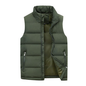 Hot Sale Men Quilted <b>Bubble</b> Puffer Waistcoat Vest Tank <b>Top</b> Padded Jacket Gilet Coat Black Outerwear In Unique Style - Product Image 4