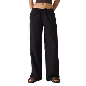 Custom Women Flare Wide Leg Sweatpants Full Length Winter Joggers Straight <b>Trousers</b> OEM ODM Wholesale - Product Image 5