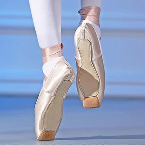Wholesale Best Selling Custom Design Solid Color Ballet Dance Shoes / Factory Direct Sale <b>Cheap</b> Price Ballet Dance Top Shoes - Product Image 4