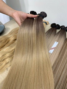 Extensiones de Cabello Virgen I-Tip de 28 Pulgadas, Super Double Drawn, Liso Natural, 100% Cabello Humano Vietnamita - Product Image 3
