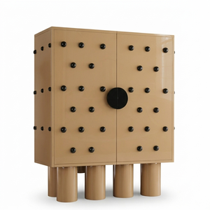 Mueble Bar Vigna con Estructura de Madera Maciza y Acabado de Pintura Personalizado, Envío a Granel, Mueble Bar de Lujo Totalmente Personalizable - Product Image 5