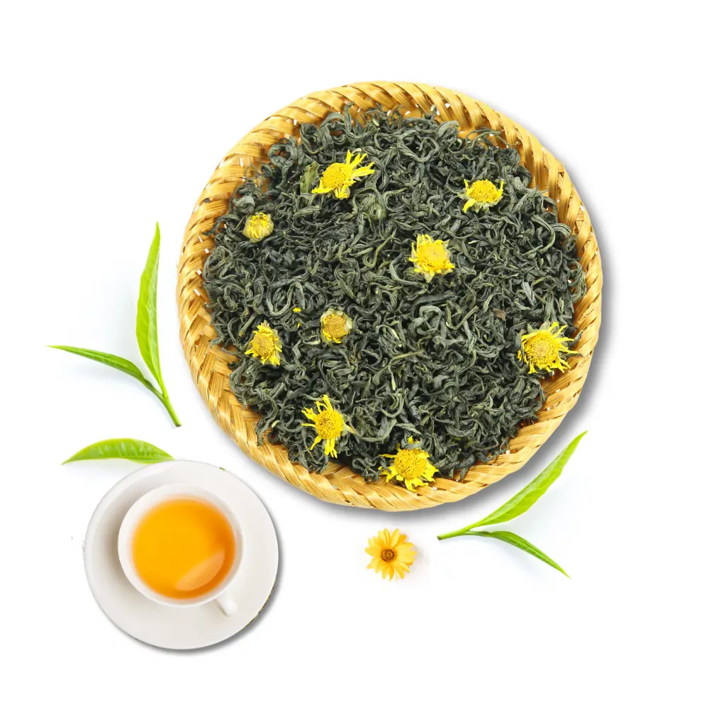 Competitive Price Vietnam Green Tea Dried Chamomile Flowers High Quality Private Label Tea With Certification Tea Wholesale