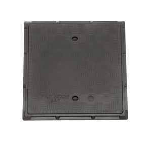 Couvercle de regard carré en PRV (Plastique Renforcé de Fibre de Verre) 36x36, robuste, en composite, pour usage intensif - Product Image 6