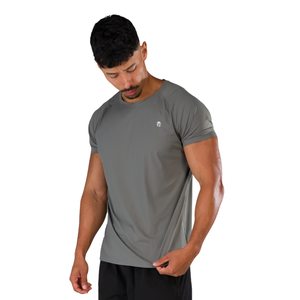 Chemise à manches courtes grise pour homme, coton premium confortable, vêtements décontractés, chemise de sport, vêtements de sport élégants et tendance, vente en gros - Product Image 4