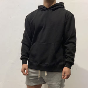 Men Boxy Fit Oversized <b>Hoodie</b> Heavyweight Cotton Hooded Sweatshirt Urban Casual Streetwear Everyday Comfort Wear - Product Image 1