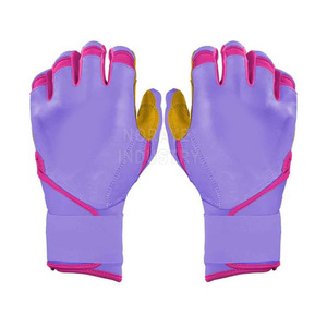 Guantes de Bateo de Béisbol Profesionales de Cuero Sintético PVC/PU de Primera Calidad, Ambidiestros, con Puño Largo, para Adultos y Jóvenes - Product Image 5