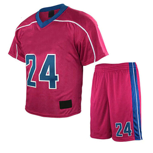 Uniformes de lacrosse pour hommes, grande taille, personnalisables, à séchage rapide et respirants, manches longues, col en V, sangle réglable, couleur unie, hiver, logo frontal - Product Image 1