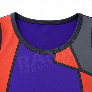 Uniforme de Netball Unisex al por Mayor, 100% Poliéster, de Alta Calidad, Transpirable, Antiarrugas, sin Mangas, Ropa Deportiva - Product Image 6