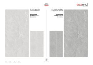 กระเบื้องพอร์ซเลนหรูหรา ขนาด 60x120 ซม. 600x1200 มม. 24x48 นิ้ว รูปแบบขนาดใหญ่ ผิวมันเงา ทันสมัย - Product Image 4