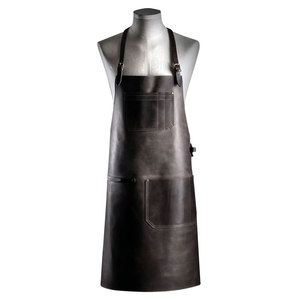 Leather <b>Apron</b> for <b>Butchers</b> and Meat Processing Adjustable Customized Logo Printed Leather <b>Apron</b> for Comfortable Fit - Product Image 3