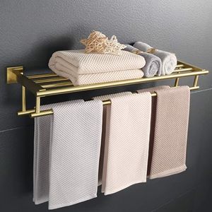 Towel hanger bathroom storage <b>shelf</b> home bathroom organiser towel rack with <b>shelf</b> towel rack for small bathroom - Product Image 5