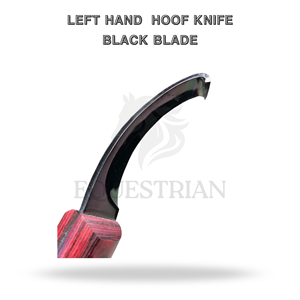 Couteau à sabot pour chevaux, lame noire, outil vétérinaire, pour l'examen et la coupe des sabots - Product Image 2