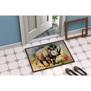 Non-Slip Indoor/<b>Outdoor</b> Rhinoceros Doormat 24H X 36W Low Pile Washable Front <b>Door</b> <b>Mat</b> for Entryway - Product Image 4