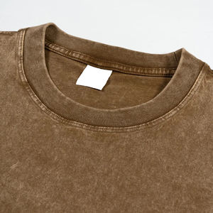 Camiseta Personalizada DTG de 230 Gramos, Estilo Streetwear, 100% Algodón, Hombros Caídos, Oversize, Vintage, Lavado Ácido, para Hombre - Product Image 5