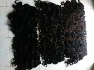 Extensions de cheveux humains vierges Remy brésiliens et indiens Seven Hills, couleur naturelle, ondulés, double trame épaisse, qualité supérieure, 4 mèches - Product Image 2
