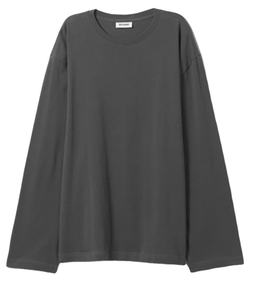 Personalizado de las mujeres Casual elegante de gran tamaño hombro cuello redondo de punto 100% algodón ecológico de talla grande sudadera cárdigans de BD - Product Image 2