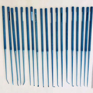 Ensemble de micro-dissecteurs de qualité supérieure NEUF, 19 dissecteurs chirurgicaux en acier inoxydable/titane, certifiés CE ISO MOL, manuels, usage général - Product Image 4