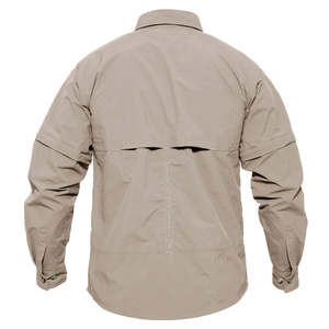 Chemise de pêche pour homme, boutonnée, manches longues, séchage rapide, protection UV, chemise d'extérieur, fabricant OEM - Product Image 3