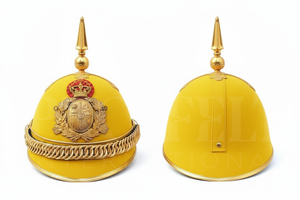 Casco de terciopelo personalizado para ceremonias, con adorno de cresta trenzada dorada, decorativo para uniformes de desfile, eventos y disfraces. - Product Image 3