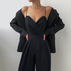 Women Short Sleeve <b>Pocket</b> Romper Comfortable One Piece Outfit Lightweight Casual Summer Fashion Clothing - Product Image 4