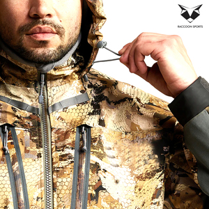 Chaquetas de Caza Personalizadas para Hombre, de Alta Calidad, Resistentes al Viento, con Estampado, Servicio OEM, Poliéster/Nailon - Product Image 5