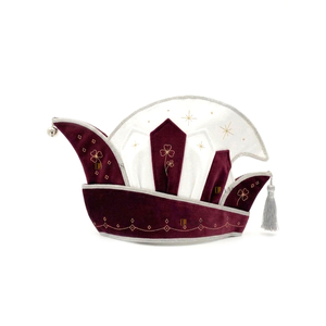 Gorra de Carnaval de Satén Bordada a Máquina de la Mejor Calidad, Gorra de Príncipe Personalizada para Festivales y Carnavales - Product Image 6