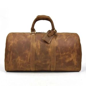 Borsa da Viaggio in Pelle Artigianale Bjarke Weekender, Porta Stoviglie e Piatti Premium Tutto-in-Uno - Product Image 1