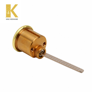 Cilindro de Cerradura de Embutir con Llave SX, Latón Pulido, Latón Sólido, Inspección Completa de Fábrica - Product Image 5