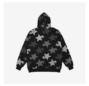เสื้อฮู้ดดี้ผู้ชายสั่งทำขายส่ง แบบซิปเต็มตัว สตรีทแวร์ พิมพ์ลายทั้งตัว ปักโลโก้ ผ้าฝ้าย 100% ใส่สบาย ระบายอากาศได้ดี ทรงโอเวอร์ไซส์ สำหรับฤดูใบไม้ร่วง - Product Image 4